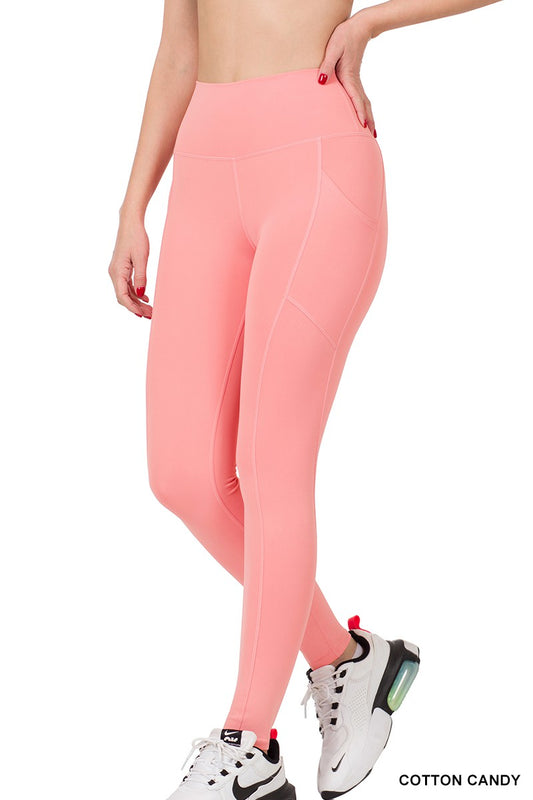 Cotton Candy Athletic Leggings