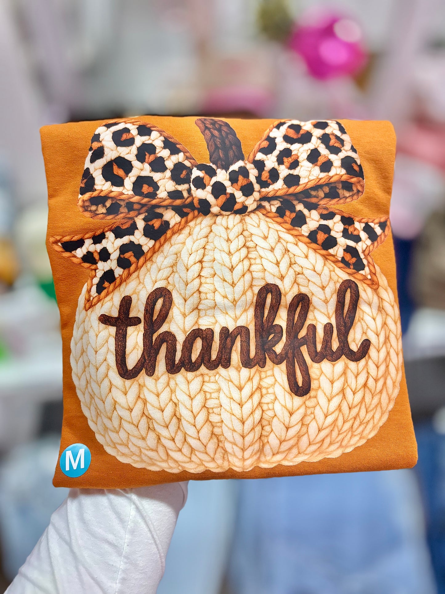 Thankful Yarn Pumpkin T-Shirt