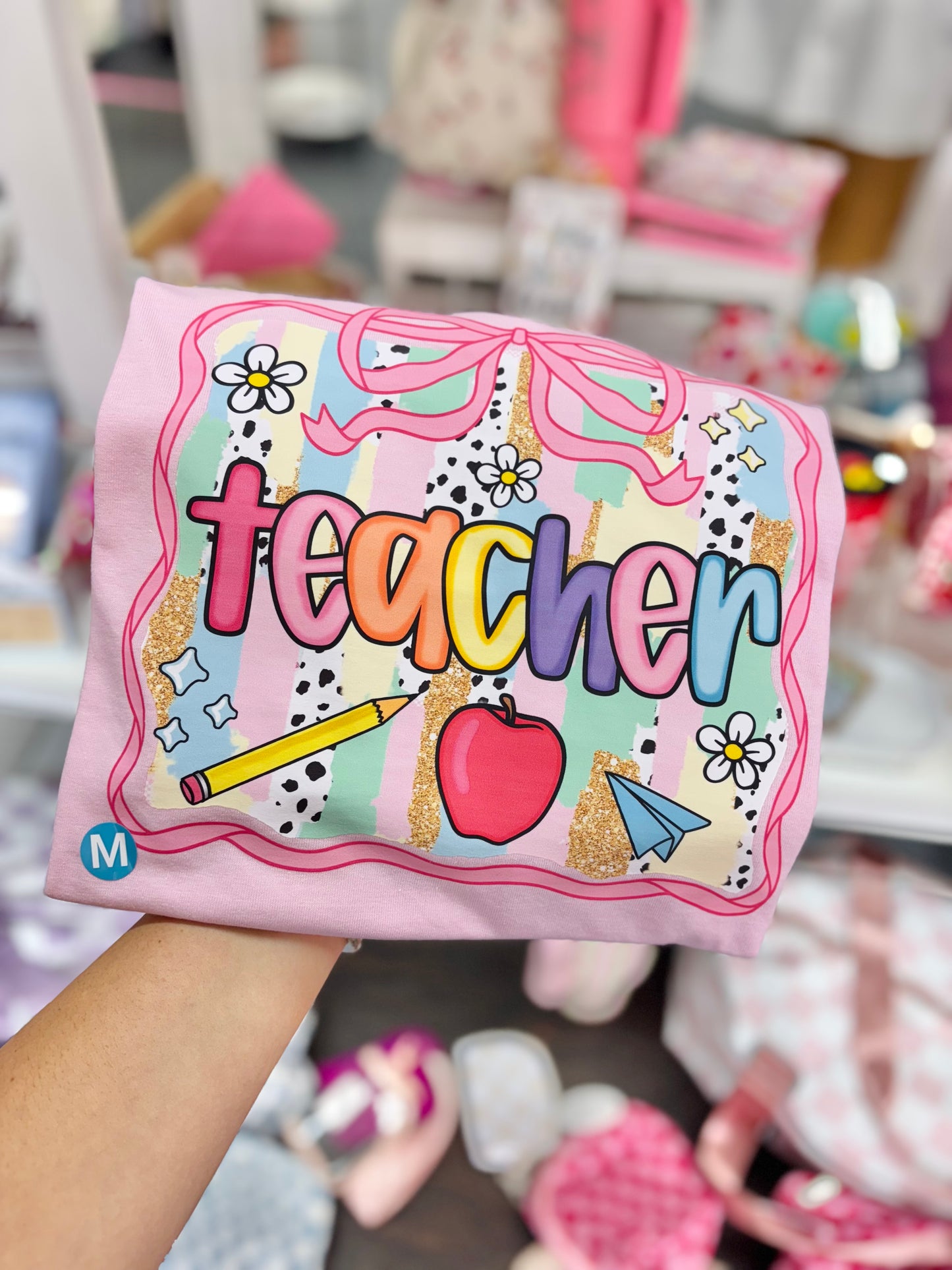 JTH Teacher Bow T-shirt
