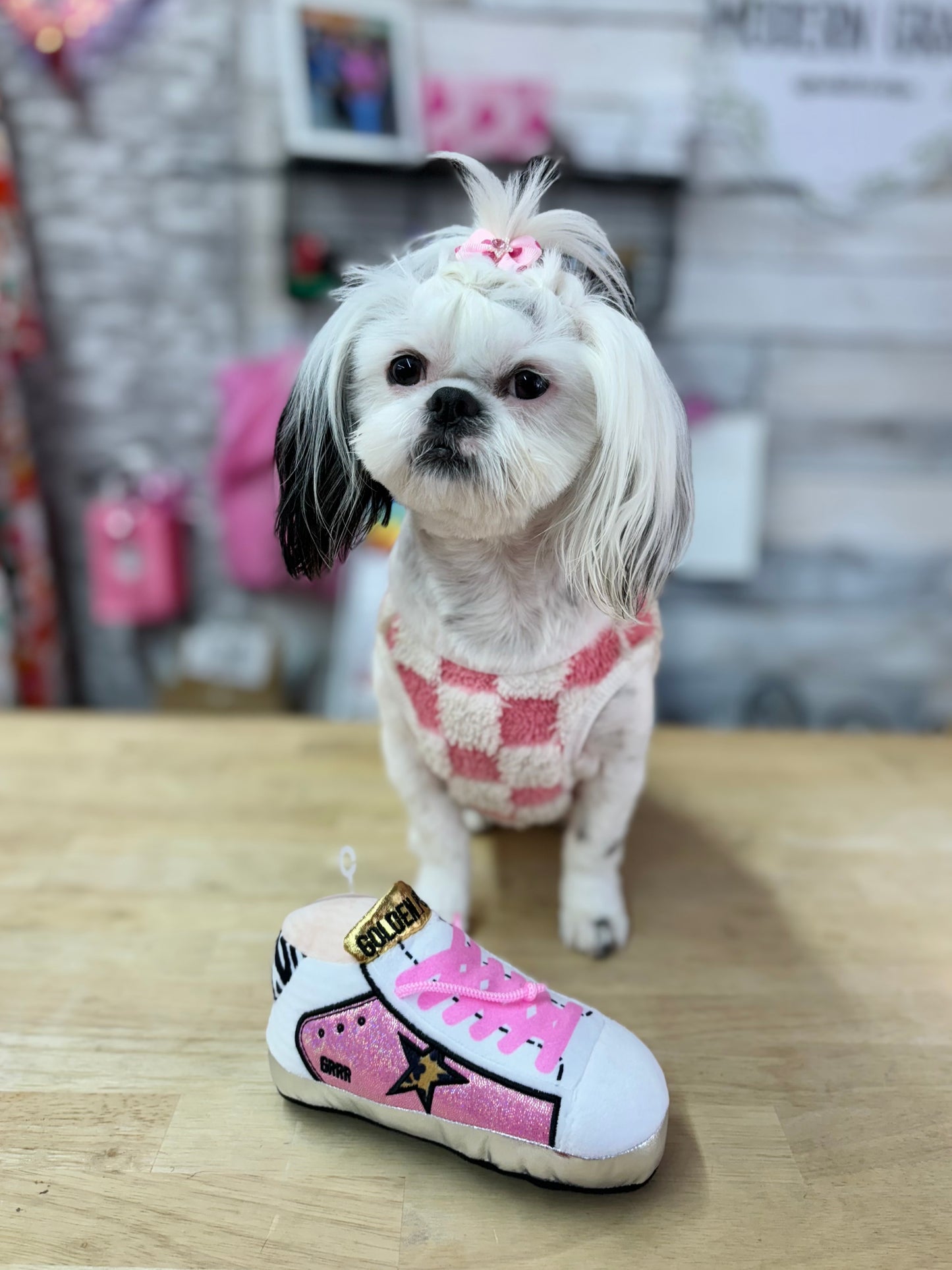 Pink Golden Pooch Dog Toy