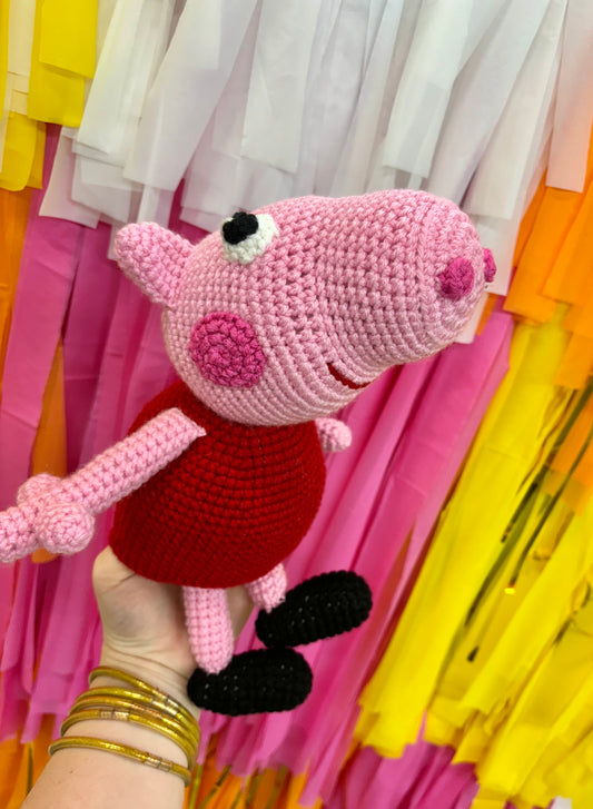 Crochet Peppa Pig Lovey
