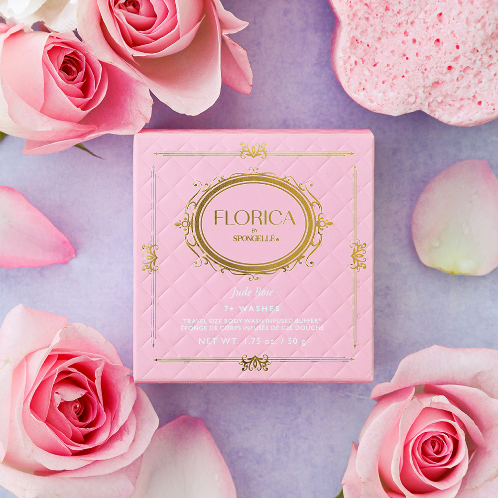 Spongelle Jude Rose Spongette | Florica (Warehouse Exclusives-Online Only)