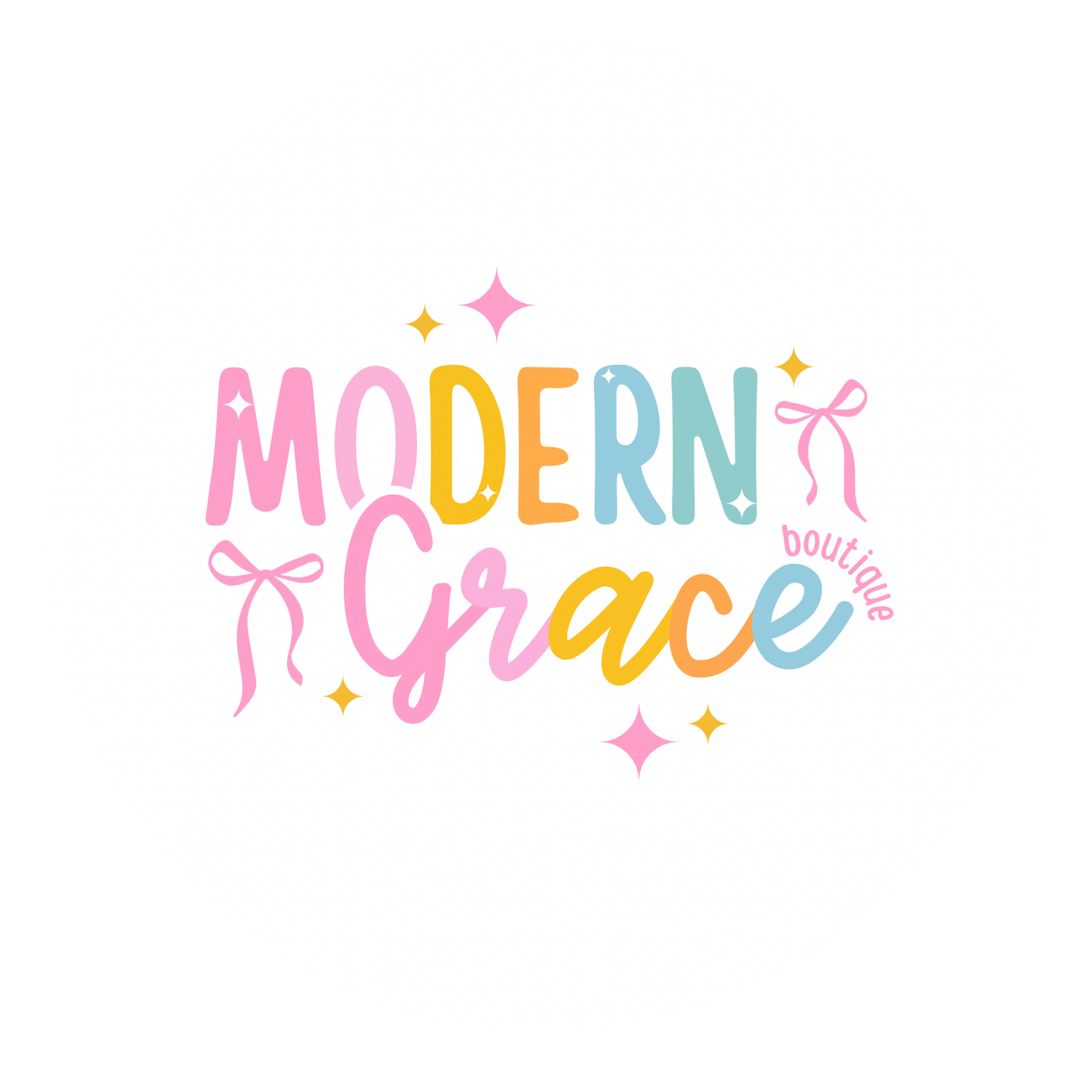 Modern Grace gift card, $10 to $200, featuring a sleek design perfect for gifting and easy to redeem online or in-store.