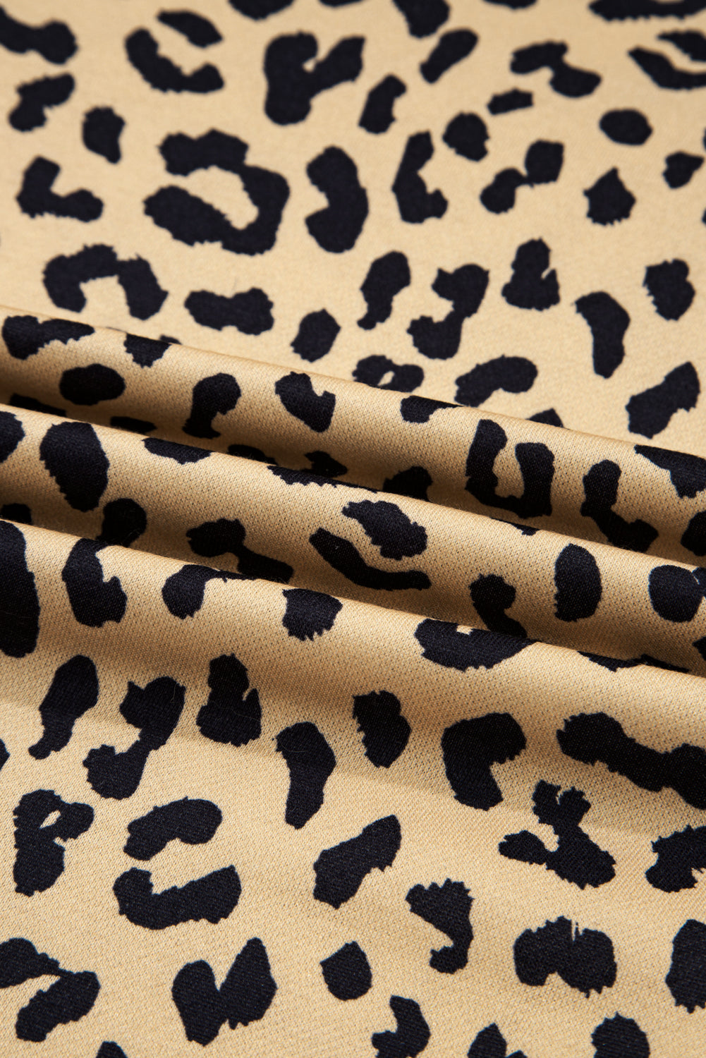 Modern Grace purple stripe color block leopard sweatshirt, casual top with vibrant patterns, made of polyester fabric.