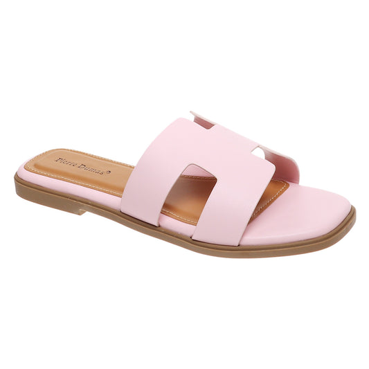Pierre Dumas Pink Slide on Sandals
