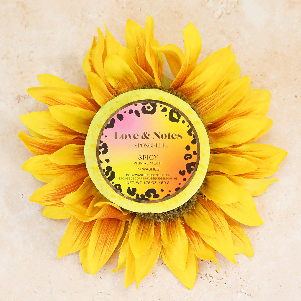 Spongelle Primal Motif | Love & Notes Spongette (Warehouse Exclusives-Online Only)