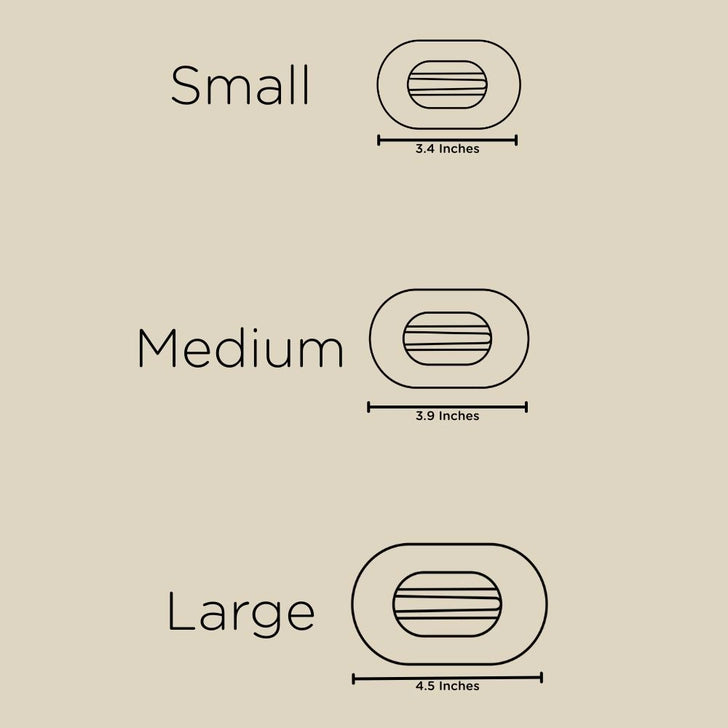 Flat Round Hair Clip | Large | Red Carpet Ready