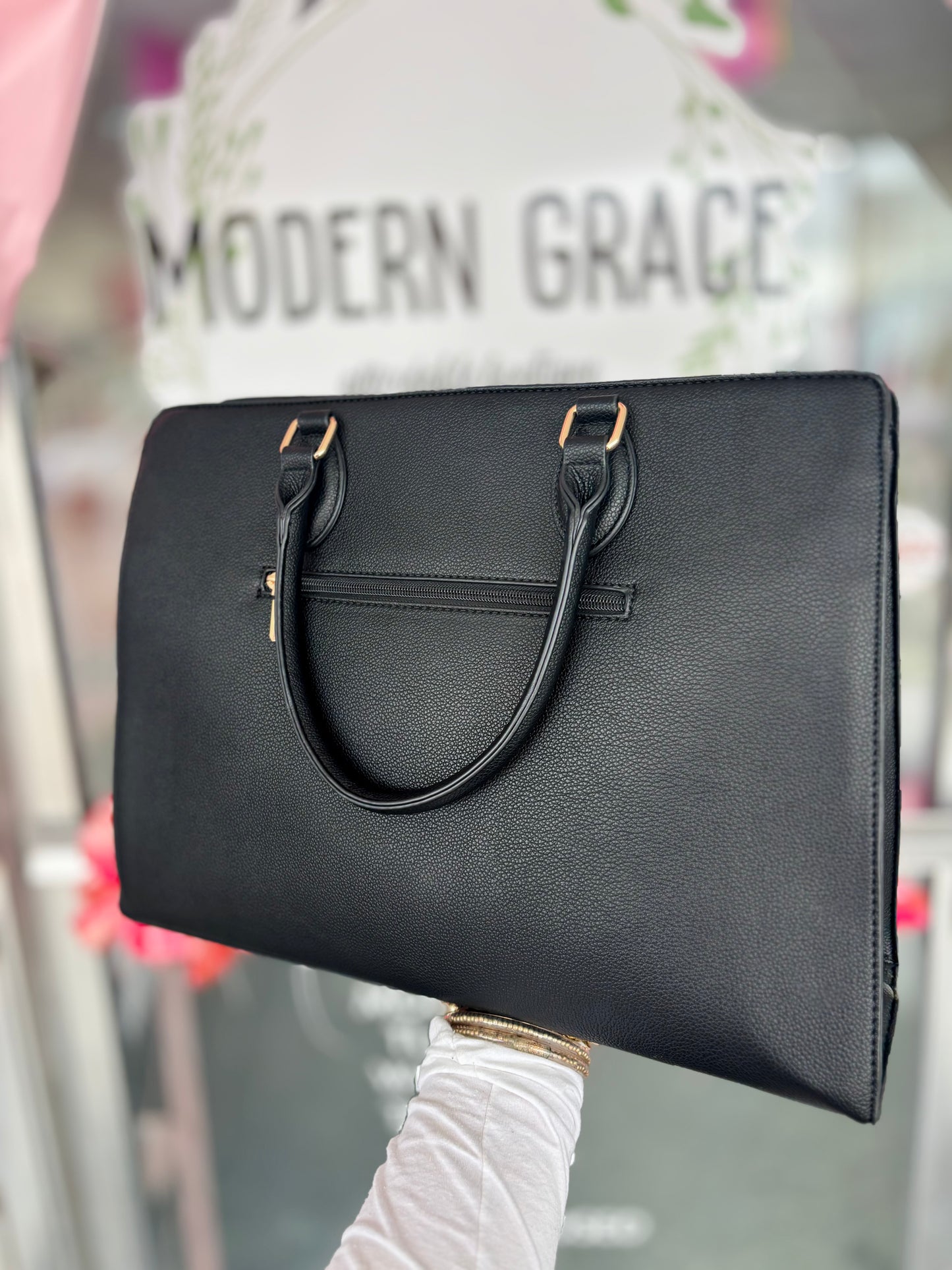 Upcycled LV 3 Tone Laptop Bag/Purse  (LV Logo is Authentic and has been repurposed onto a new bag)