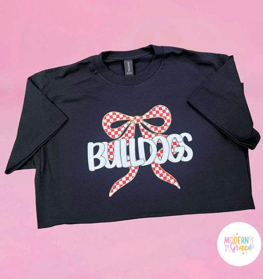 JTH Checker Bow Bulldogs T-Shirt