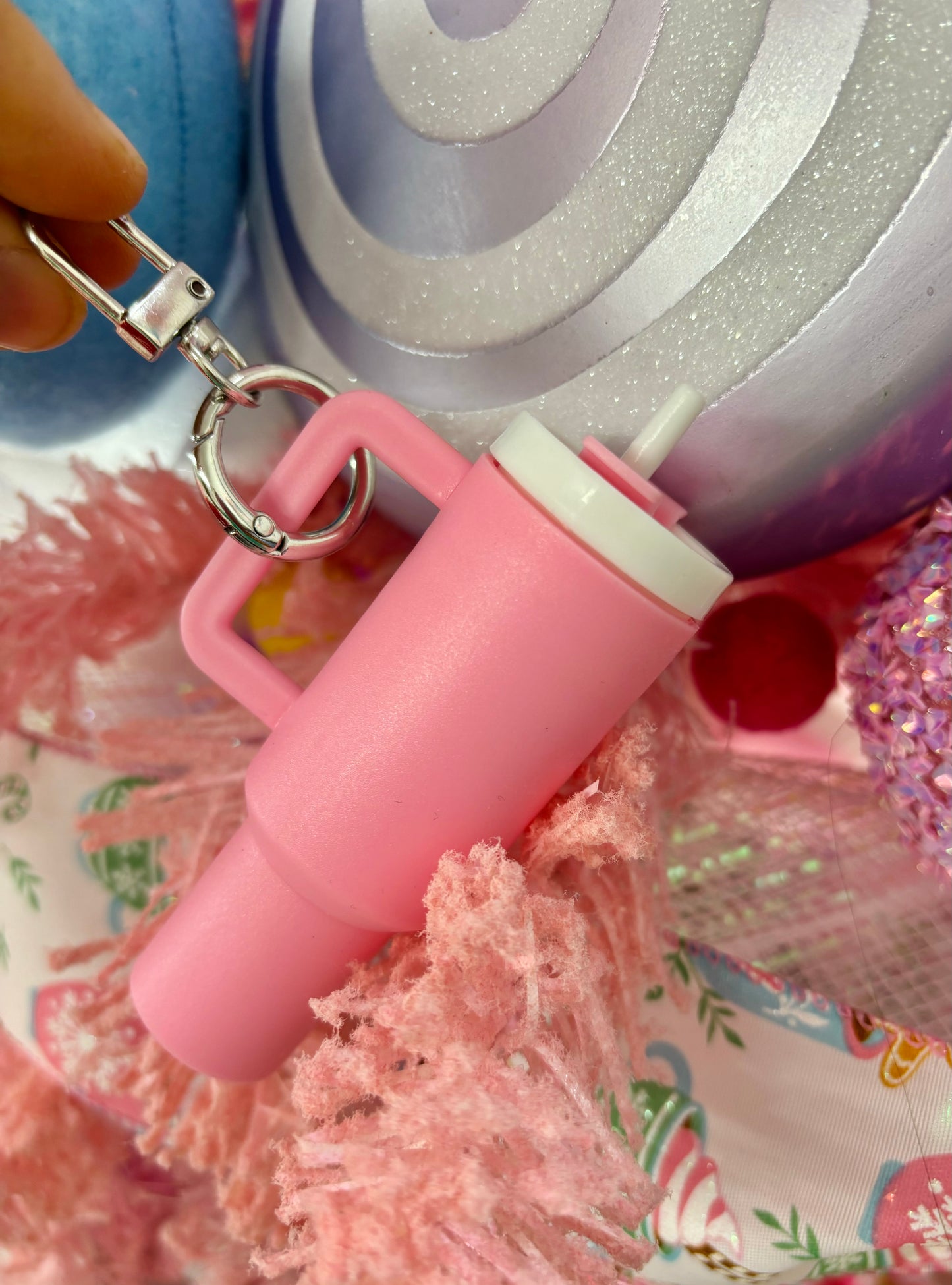 Chapstick Holder Tumbler Keychain