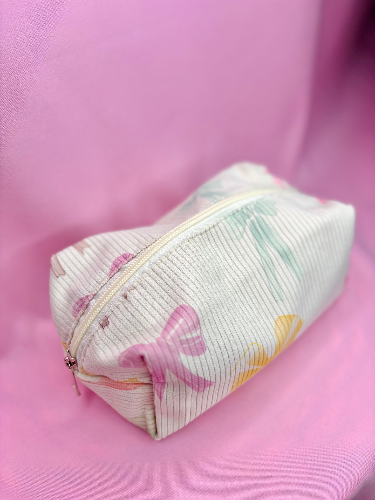 Trendy Pattern Design Cosmetic Makeup Pouch Bag (3 BOWKNOT DESIGNS)