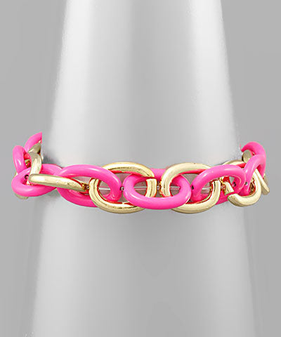 Color Chain Bracelets - 4 colors