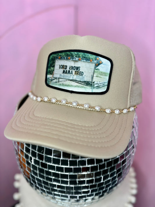 “Lord Knows Mama Tried” Trucker Hat