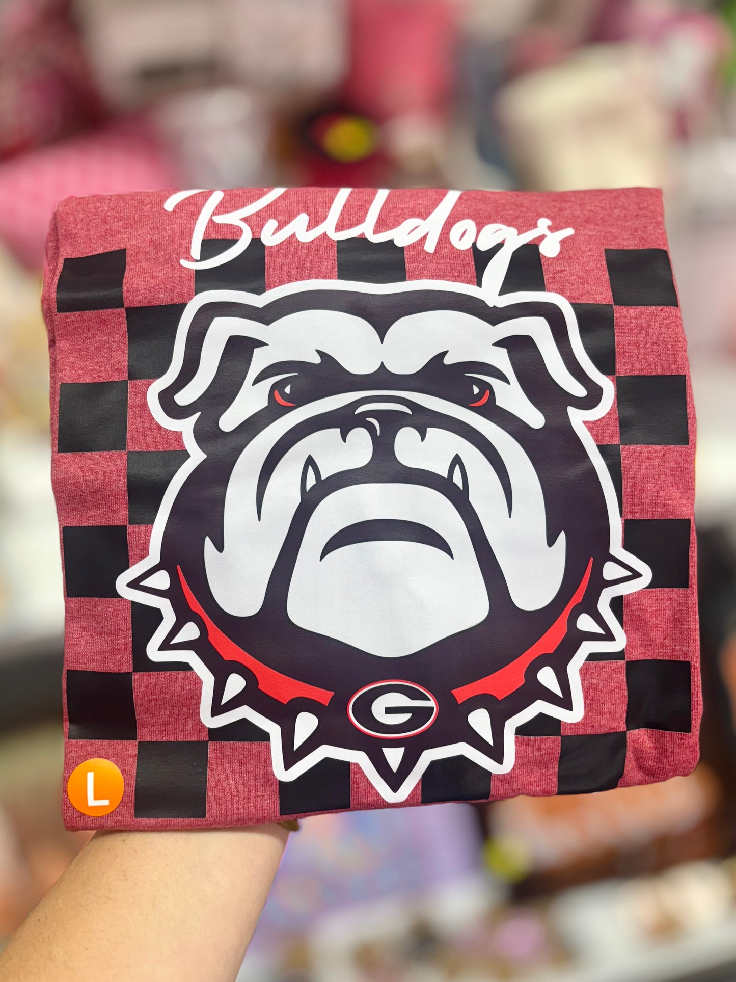 JTH Checker Georgia Bulldogs T-Shirt