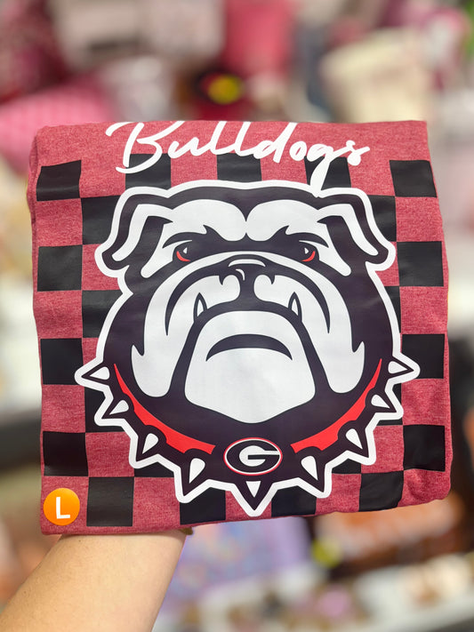 JTH Checker Georgia Bulldogs T-Shirt