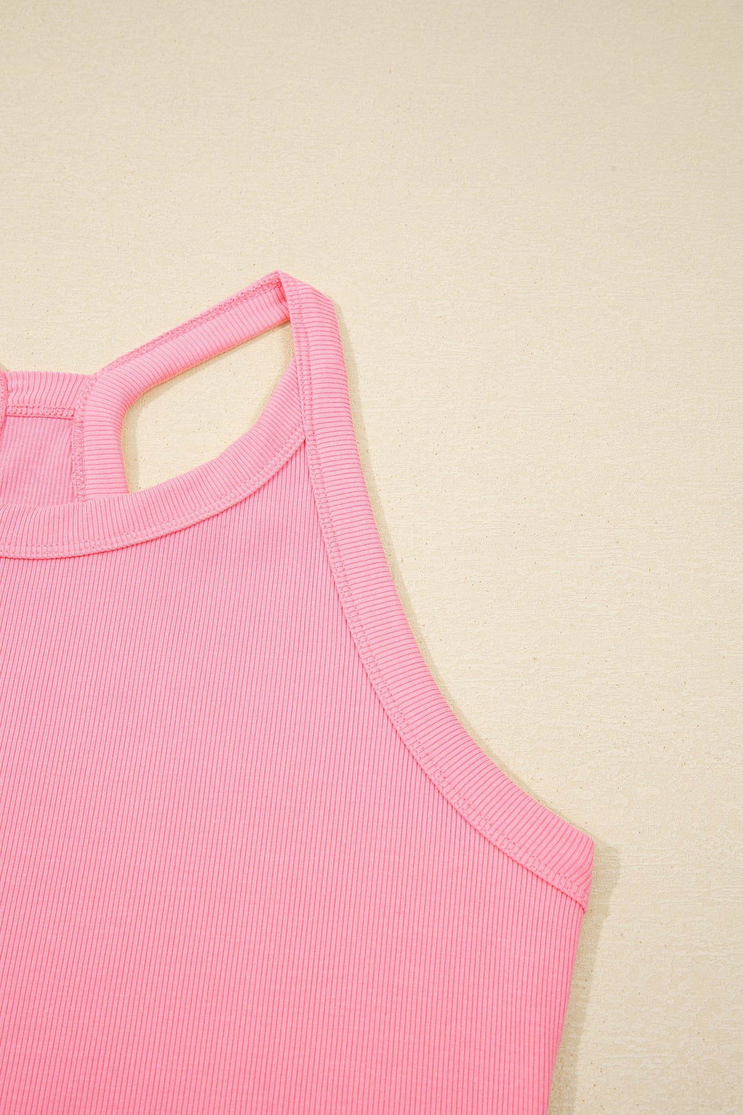 Slim Cropped Tank Top & Elastic Waist Mini Skort 2-Piece Outfit