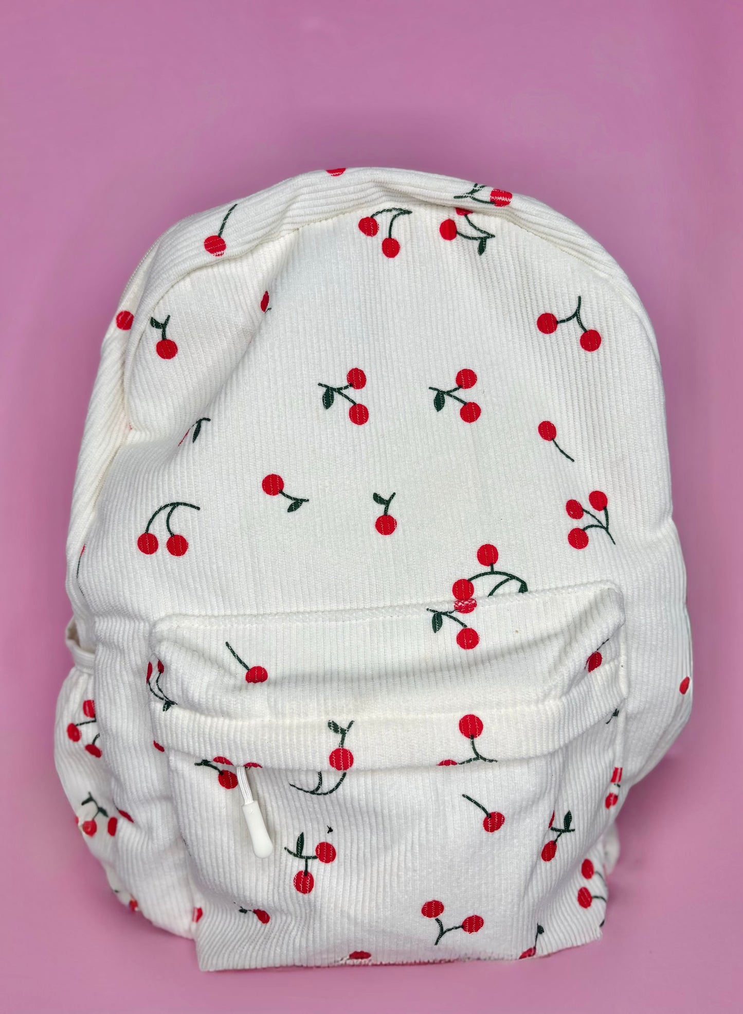 Off White Cherry Backpack