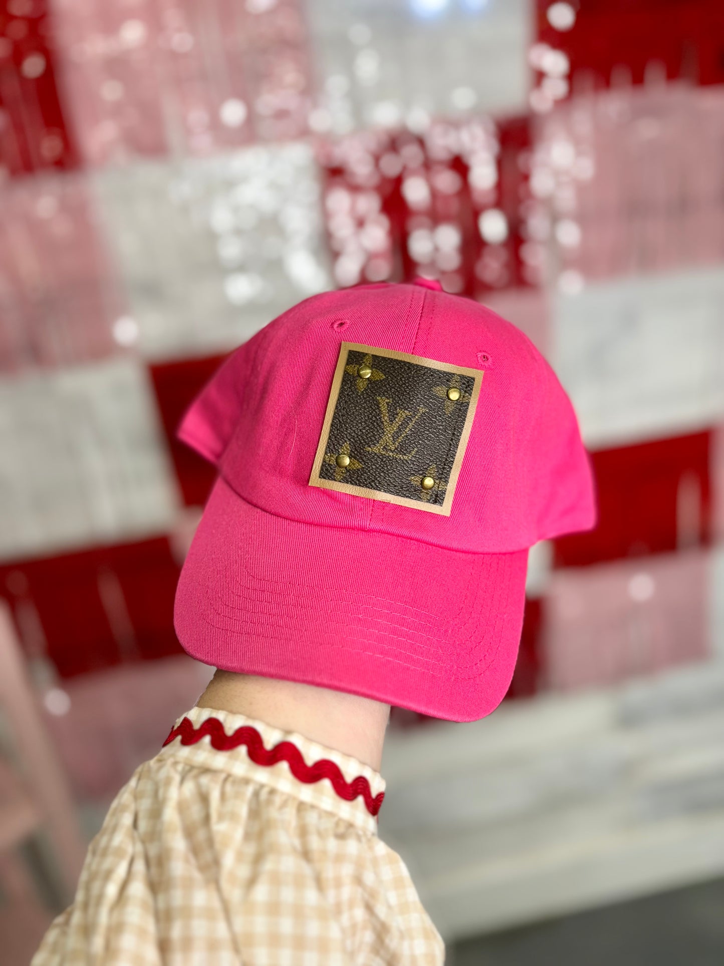 LV Fuchsia Upcycled Classic Cotton Cap