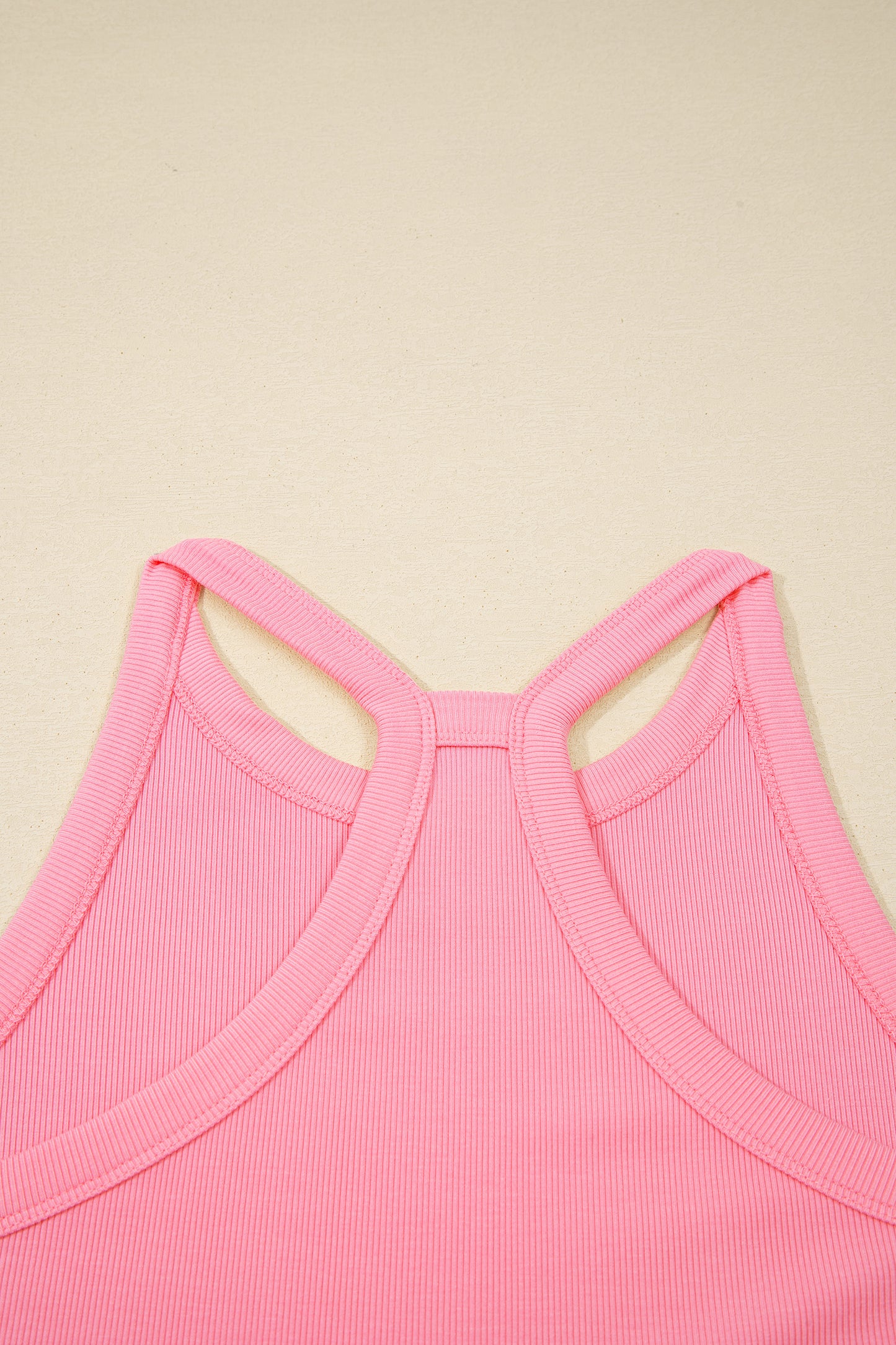 Slim Cropped Tank Top & Elastic Waist Mini Skort 2-Piece Outfit