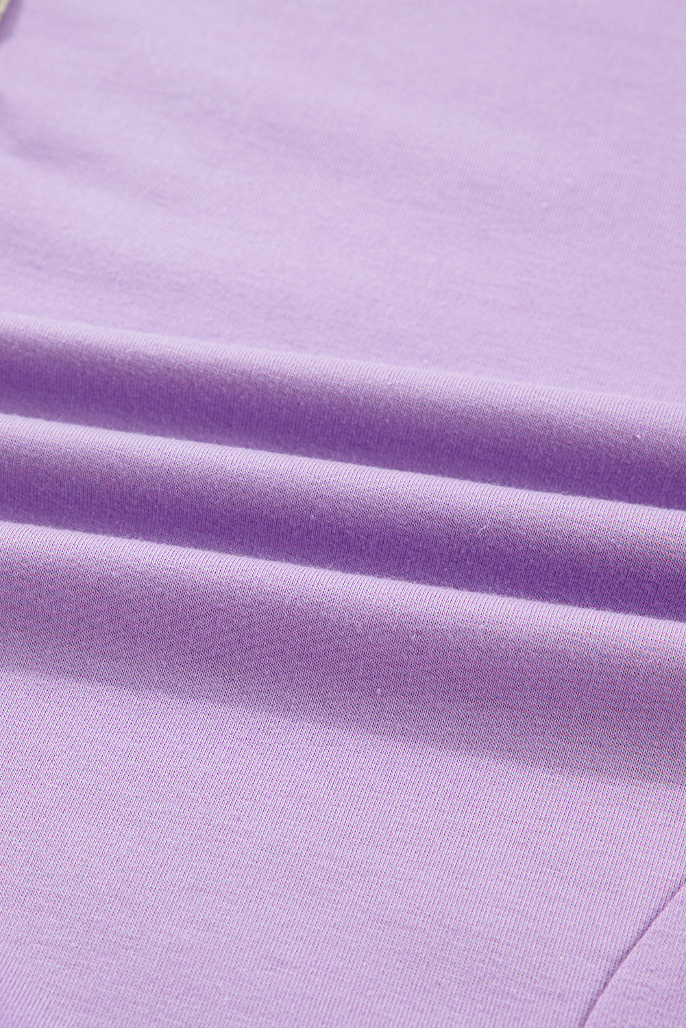 Purple Stripe Patchwork Buttoned Drop Shoulder Plus Size Pullover (Warehouse Exclusives - Online only)