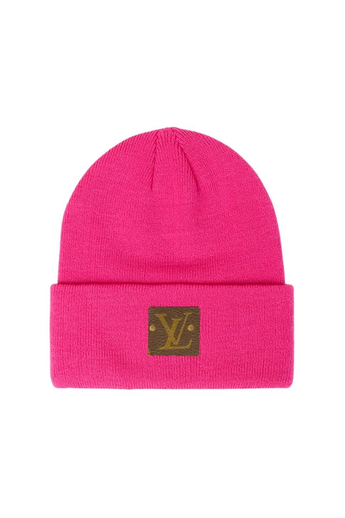 LV FUCHSIA Upcycled Classic Beanie