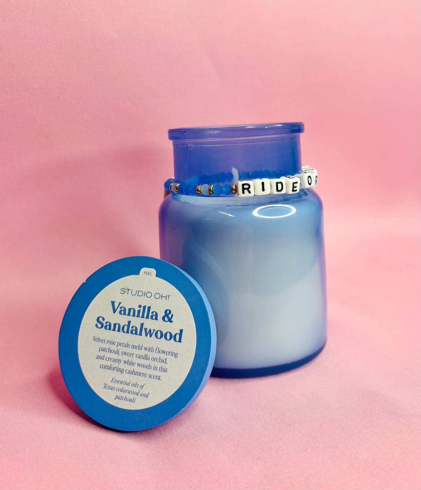 Ride or Die Candle & Bracelet Set