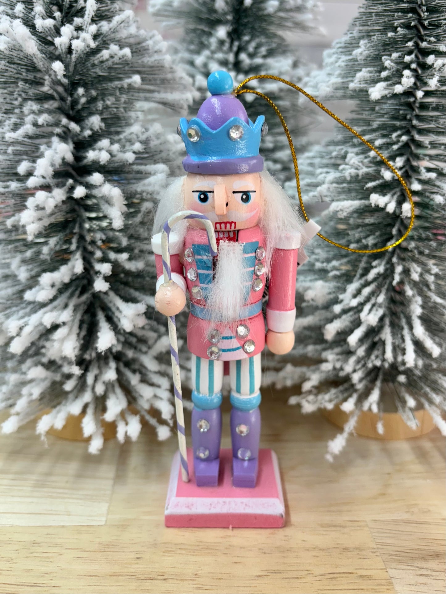 Candy Christmas Nutcracker Ornament