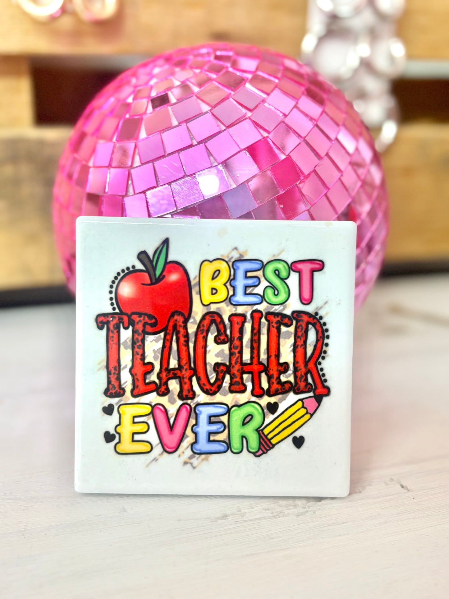 JTH Designs Coaster Teacher Gift