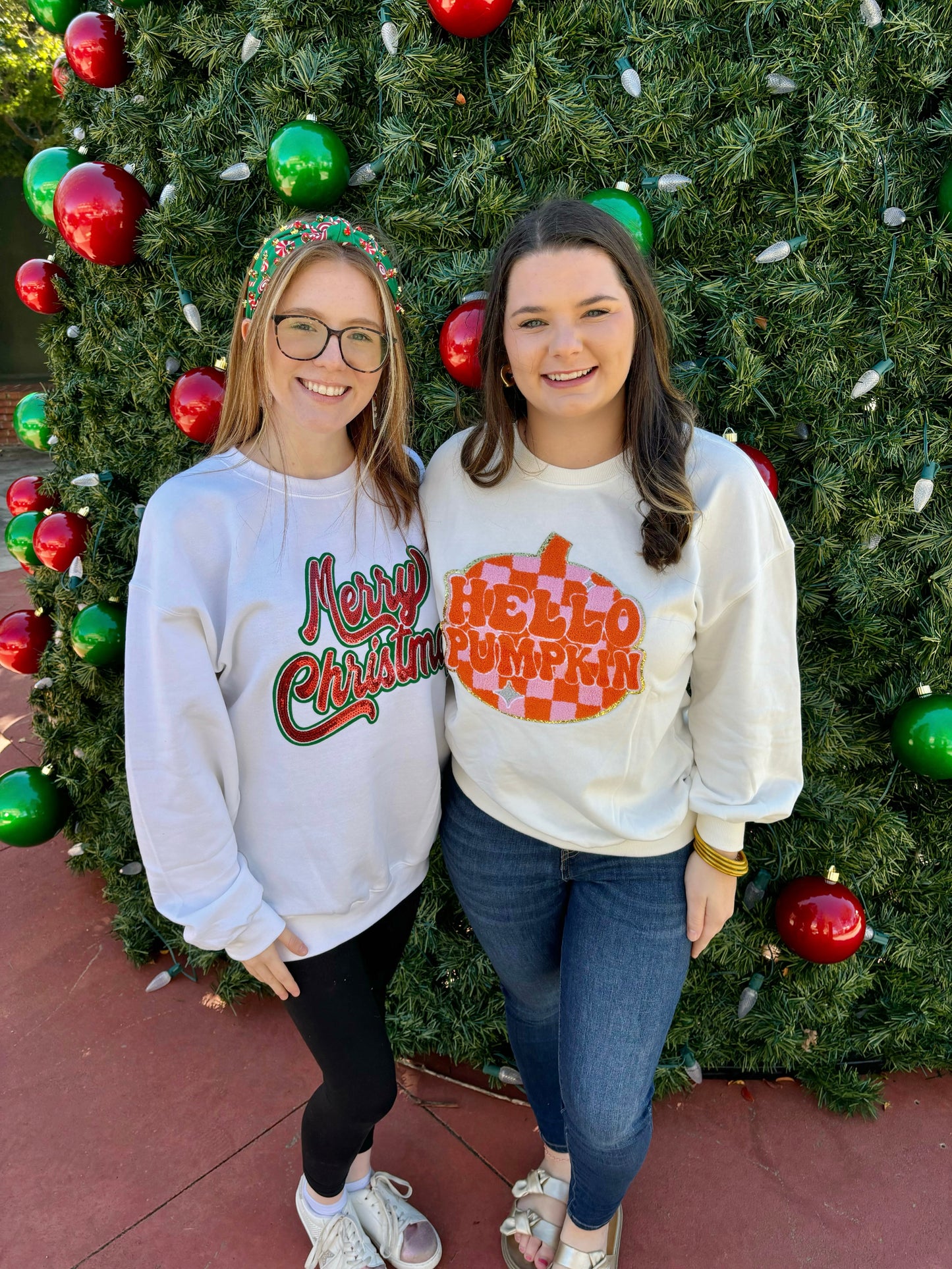 Hello Pumpkin Checkered SweatShirt