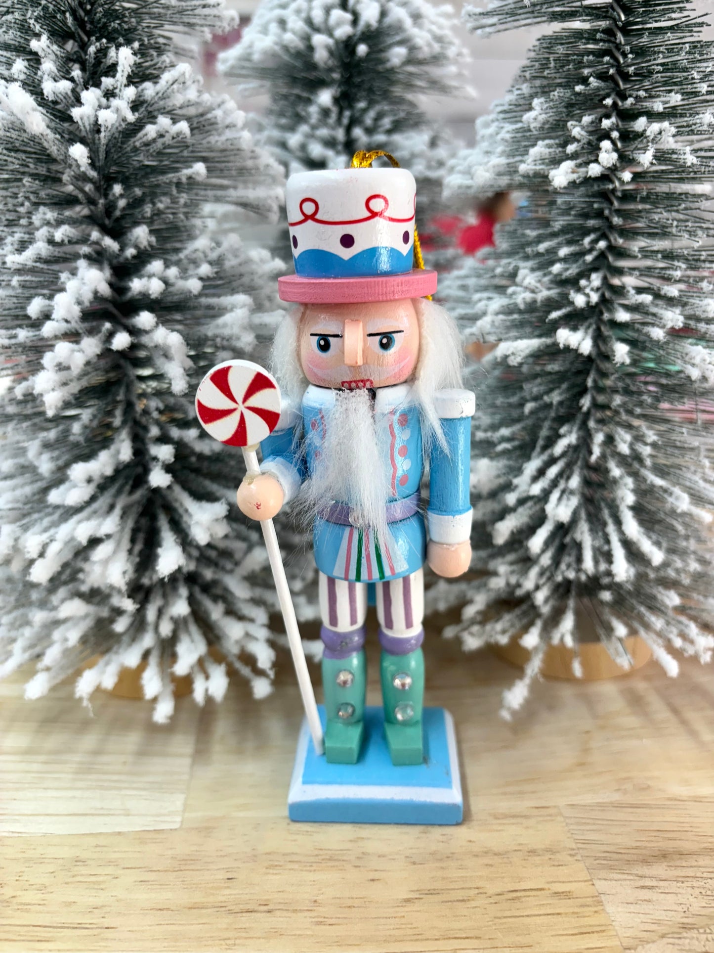 Candy Christmas Nutcracker Ornament