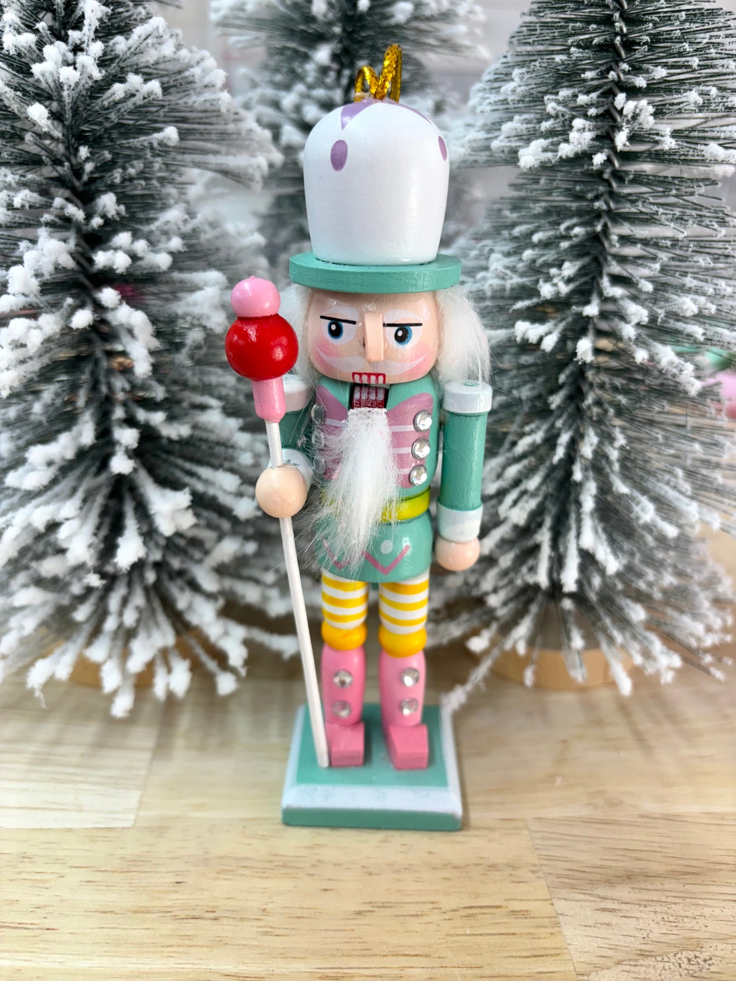 Candy Christmas Nutcracker Ornament