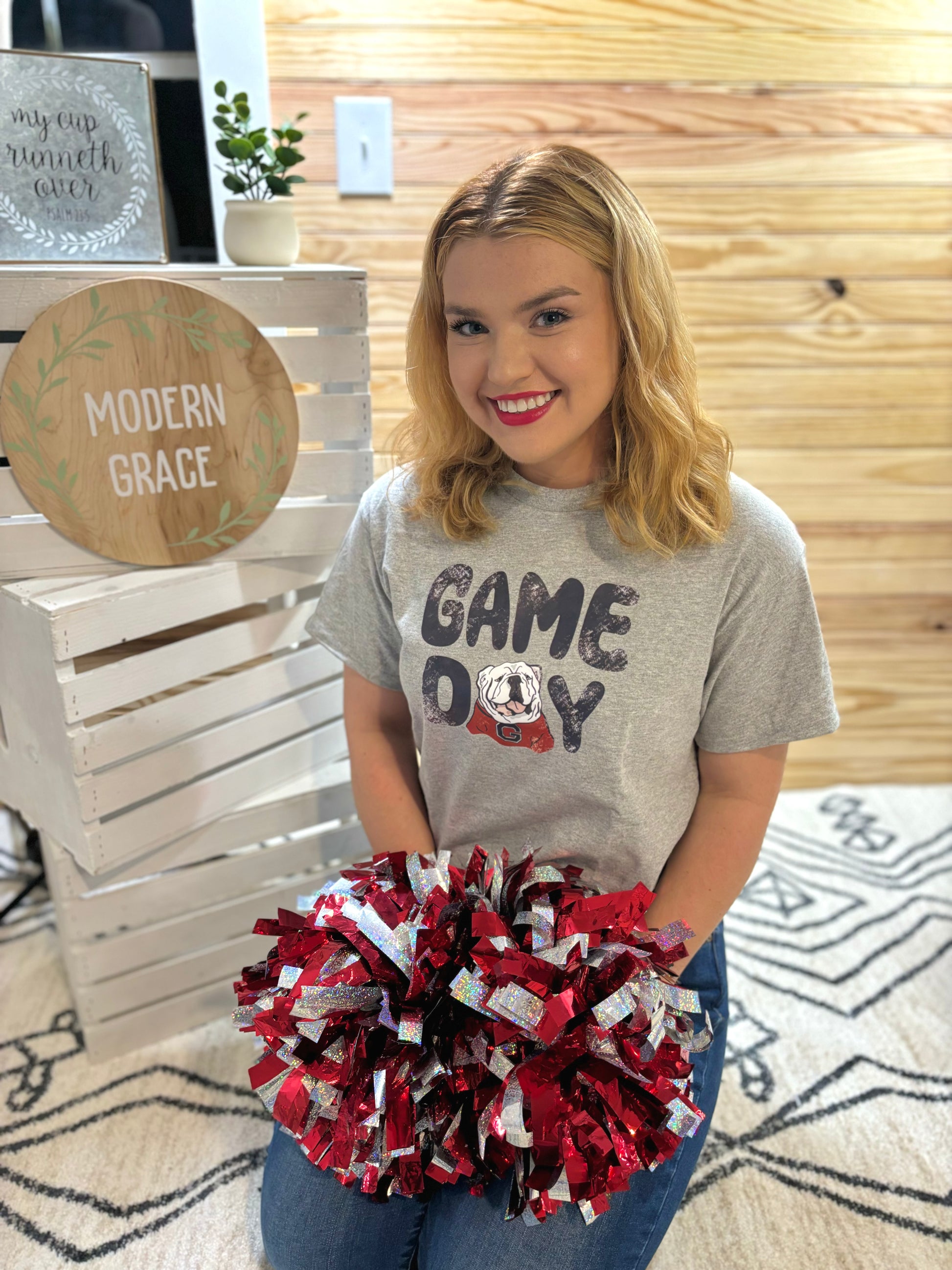 Game Day Georgia Bulldog T Shirt Modern Grace game-day-georgia-bulldog-t-shirt-modern-grace