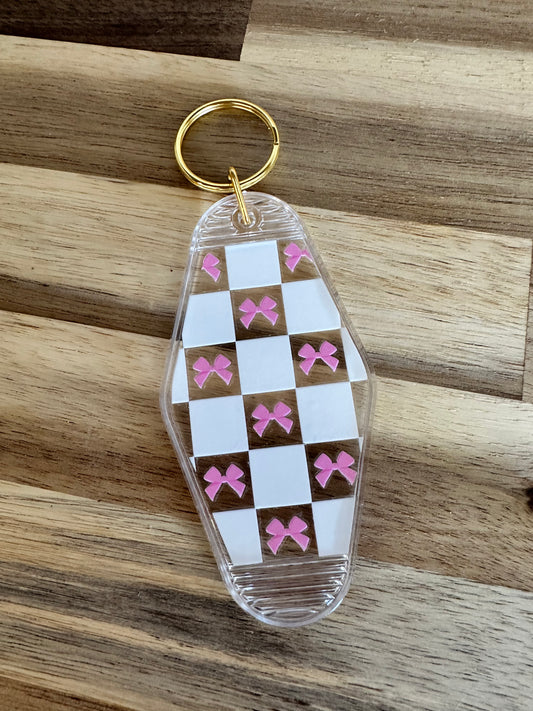 Squares & Bows KeyChain