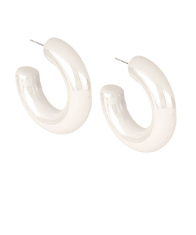 White Color Coating Acrylic Hoops