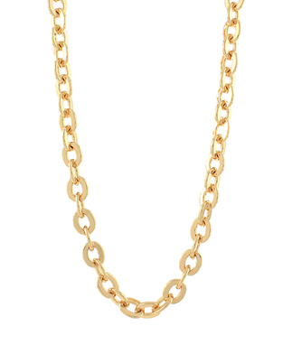 Oval Linked Chunky Chain Necklace