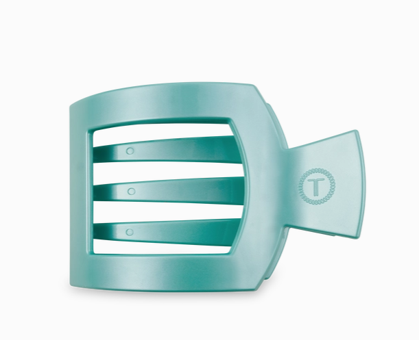 Square Flat Hair Clip | Medium | Totally Turquoise TELETIES