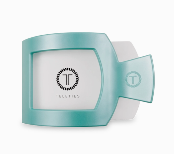 Square Flat Hair Clip | Medium | Totally Turquoise TELETIES