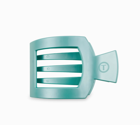 Square Flat Hair Clip | Small | Totally Turquoise TELETIES