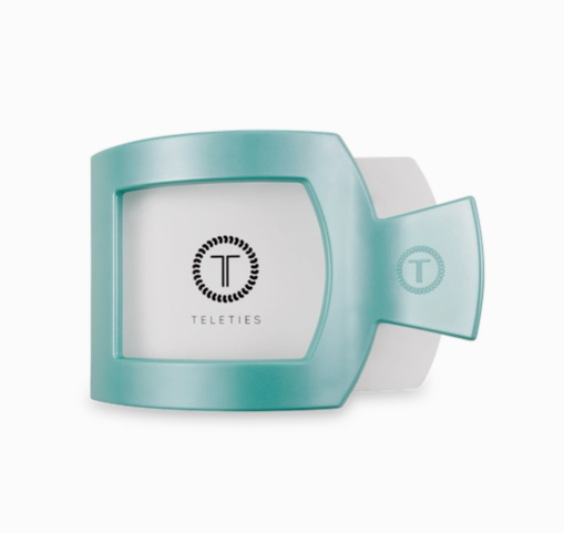 Square Flat Hair Clip | Small | Totally Turquoise TELETIES