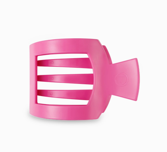 Square Flat Hair Clip | Small | Paradise Pink TELETIES