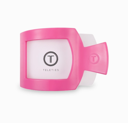 Square Flat Hair Clip | Small | Paradise Pink TELETIES