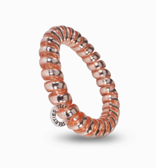 Spiral Hair Coils | Large | Millennial Pink Hair Ties TELETIES