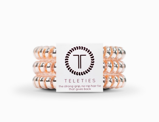 Spiral Hair Coils | Small | Millennial Pink Hair Ties TELETIES