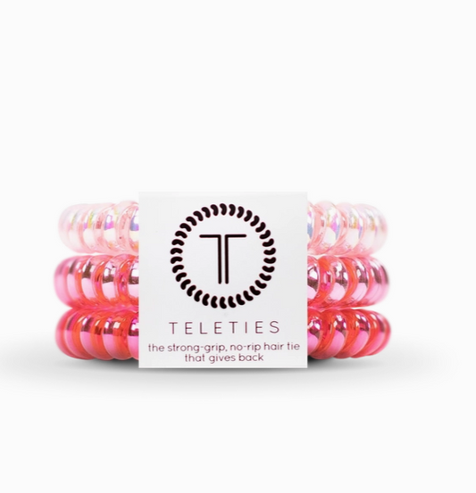 Spiral Hair Coils | Small | Think Pink Hair Ties Teleties