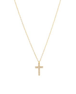 Crystal Cross Pendant Necklace