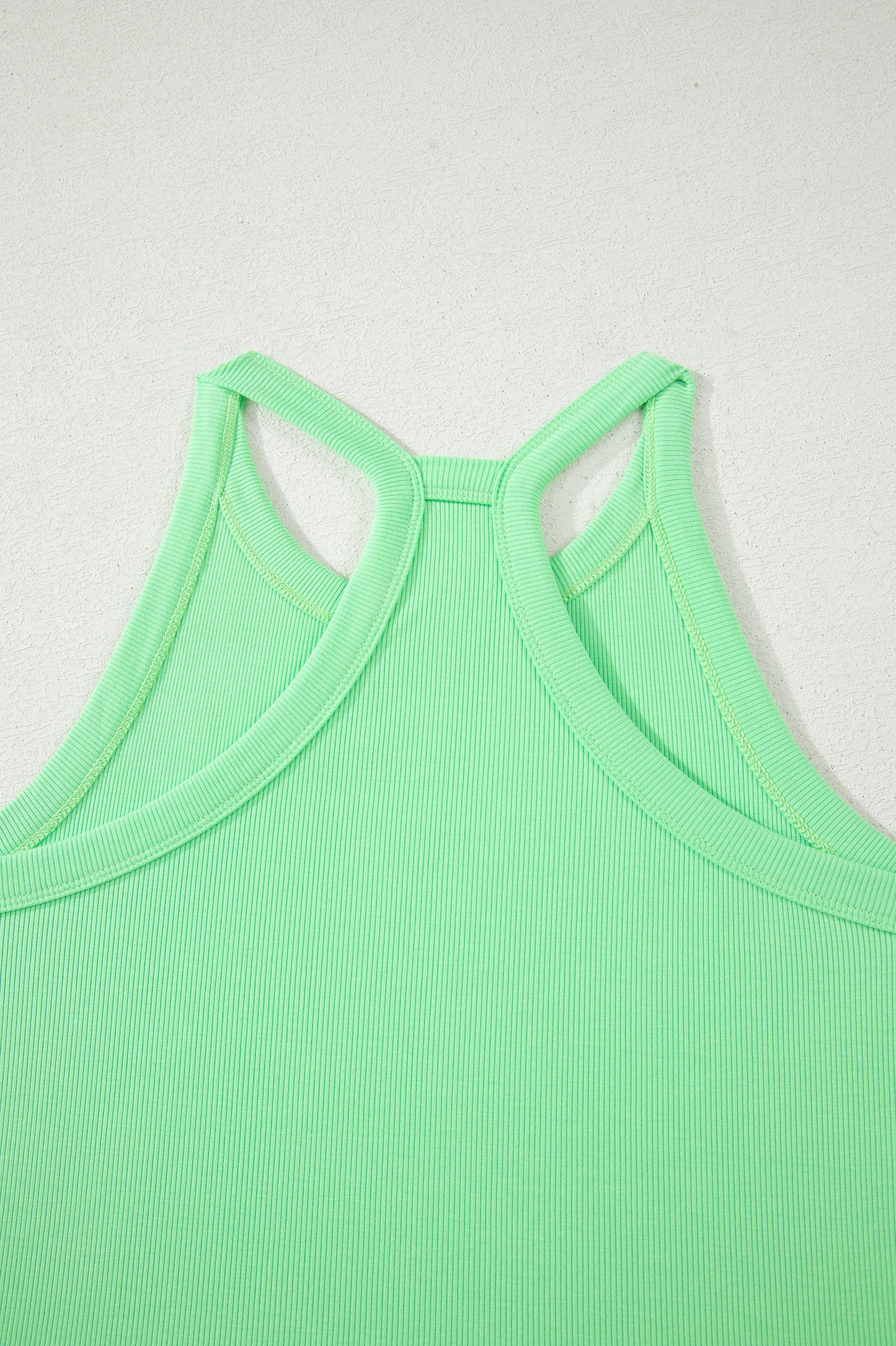 Slim Cropped Tank Top & Elastic Waist Mini Skort 2-Piece Outfit