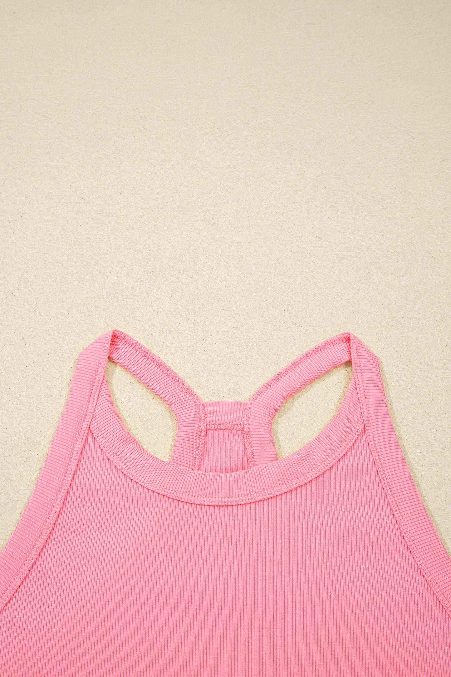 Slim Cropped Tank Top & Elastic Waist Mini Skort 2-Piece Outfit