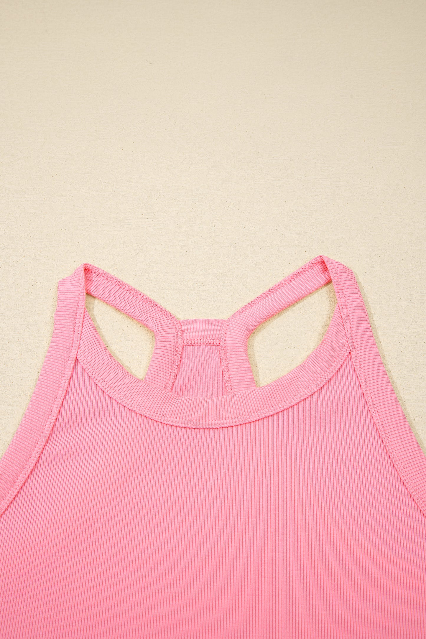 Slim Cropped Tank Top & Elastic Waist Mini Skort 2-Piece Outfit