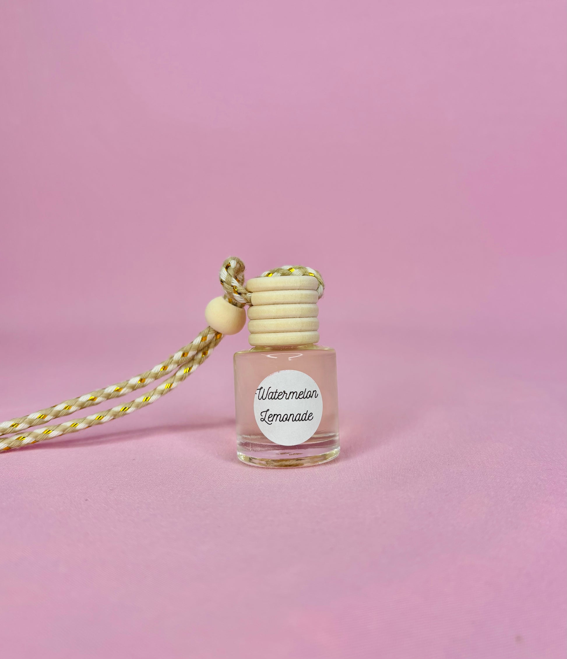 Modern Grace watermelon lemonade car diffuser freshie with vibrant scent, part of the 20+ scent collection for vehicle fresheners.