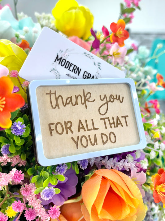 Thankful Gift Card Holder